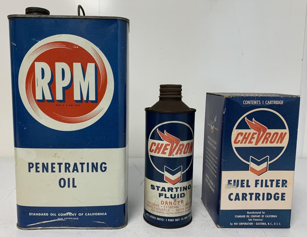 (3)RPM Oil Can & Chevron Can & Cartridge (1 of 3)