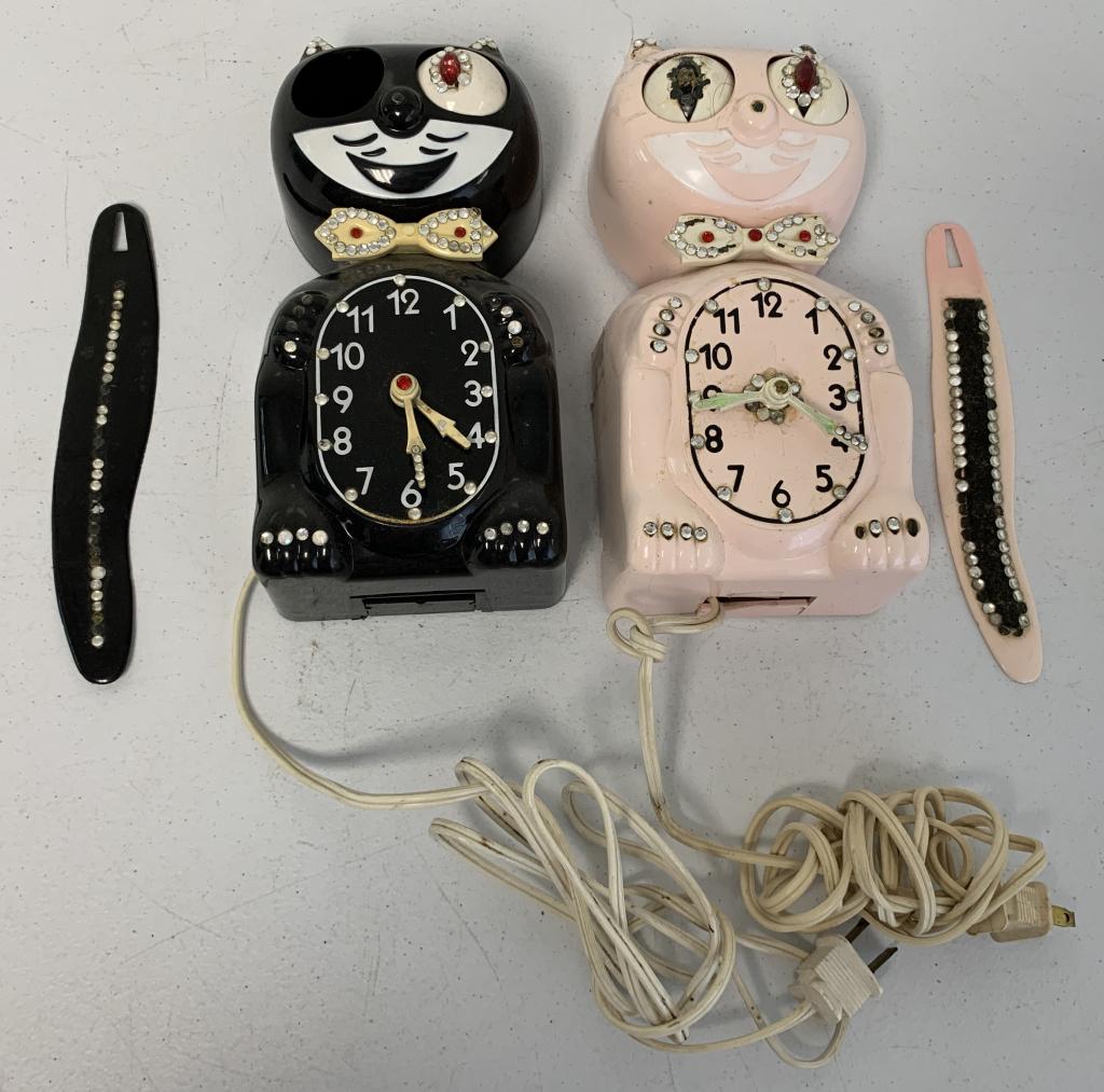 lot of 2 Kit Kat Klock California Clock Co (1 of 4)