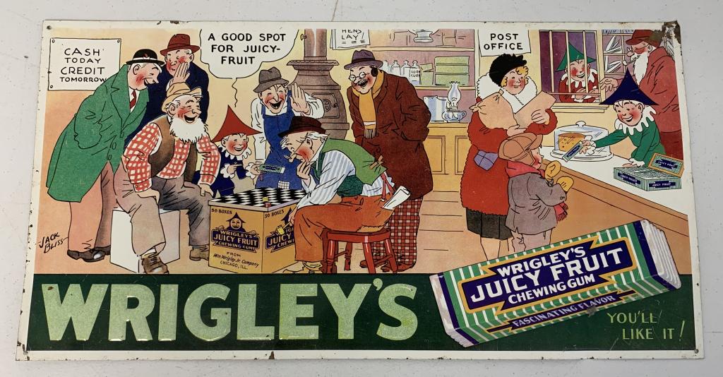 Wrigley's Juicy Fruit Metal Sign (1 of 4)