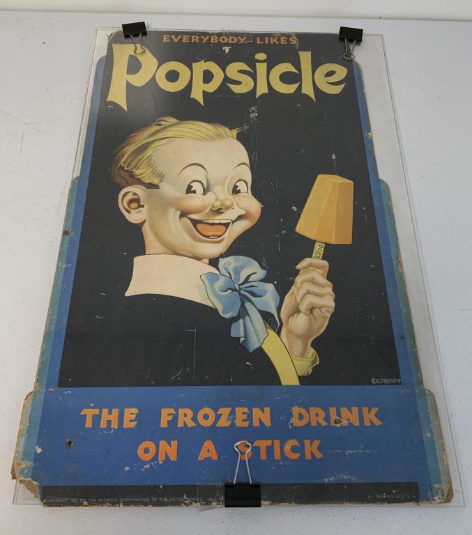 Cardboard Popsicle Stand Up Display Sign (1 of 4)