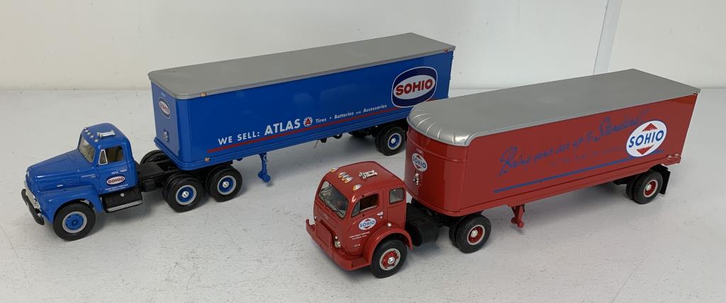 lot of 2 First Gear Sohio Toy Trucks & Trailers (1 of 3)