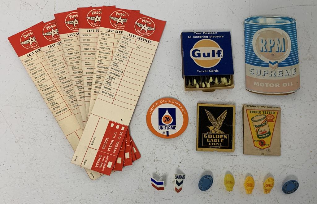 15+ Veedol, Gulf, 76, RPM Shell items, others (1 of 5)