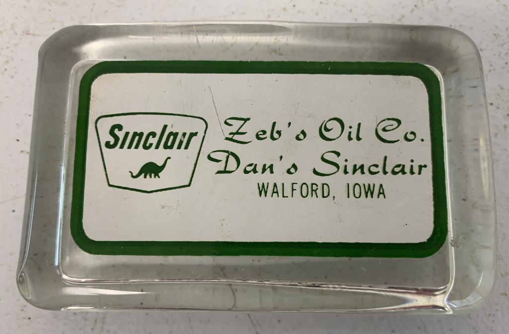 Sinclair Zeb's Oil Co. Paperweight (1 of 2)
