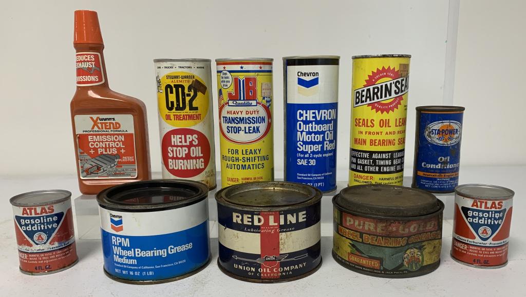 (11)Chevron, Red Line, Atlas, JB Cans others (1 of 4)