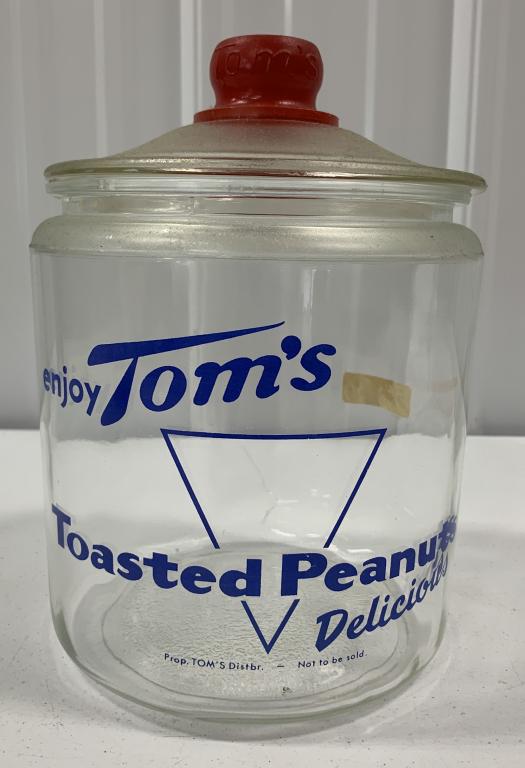 Tom's Peanuts Glass Jar (1 of 3)