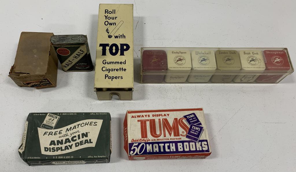 lot of 6 MatchBooks, Top Papers Holder, others (1 of 5)