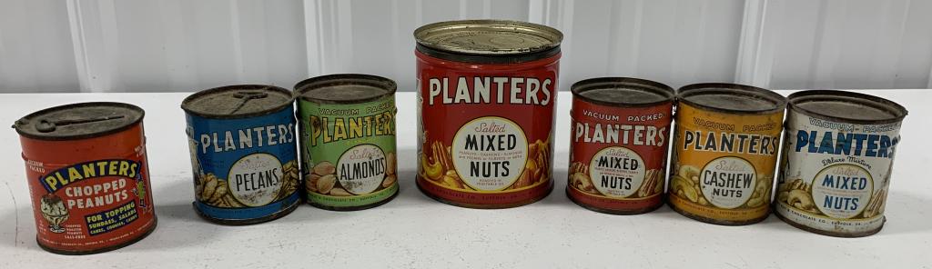 (4) Planters Peanut Advertising tins (1 of 5)
