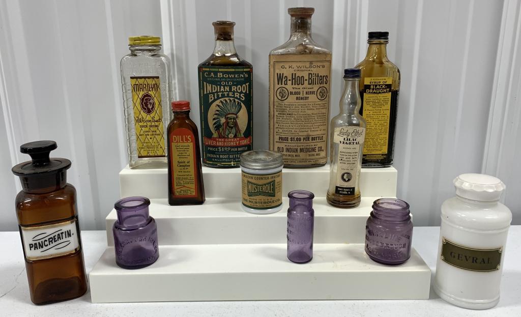 (12) Advertising Bottles,Jars,Woo-Hoo Bitters (1 of 6)