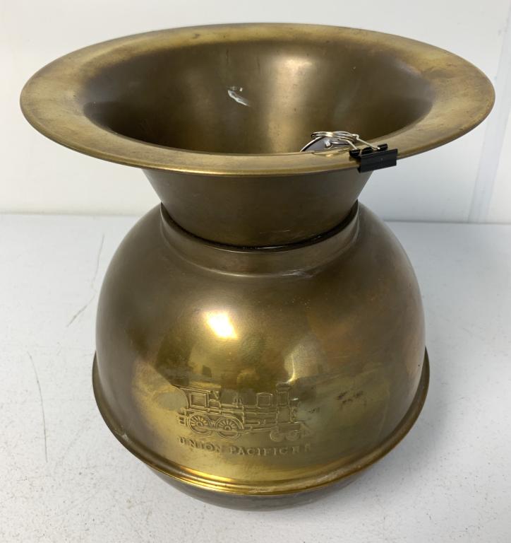 Union Pacific RR Brass Spitoon (1 of 5)