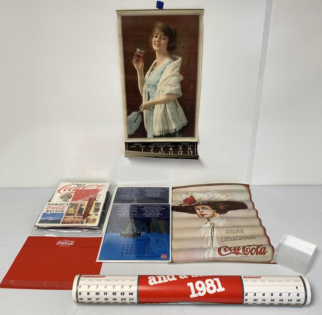 (7) Coca Cola Calendars,Pens,Booklets (1 of 9)