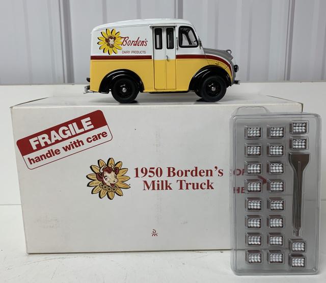 Danbury Mint 1950 Borden's Milk Truck/box