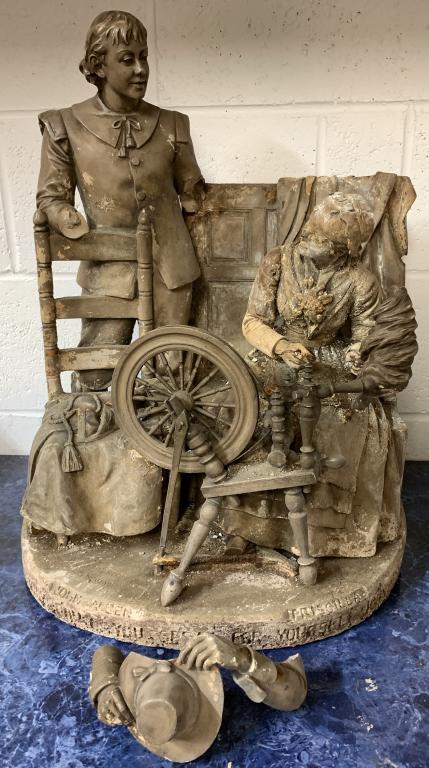 John Rogers Sculpture of John Alden & Priscilla (1 of 10)