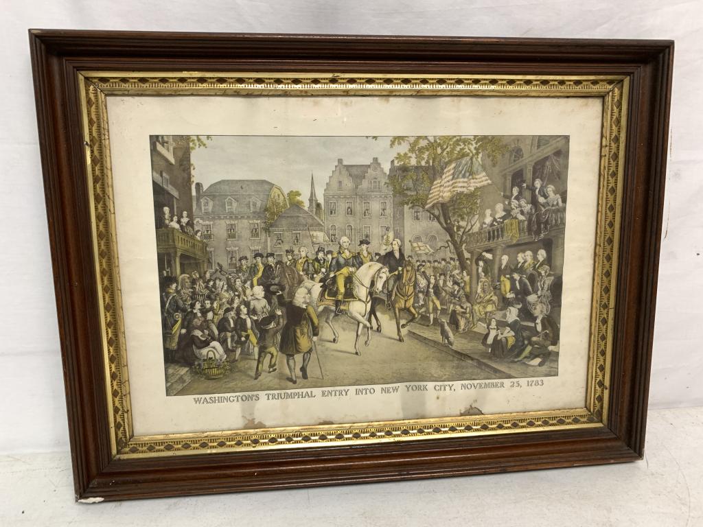 Framed Print George Washington Triumphal Entry (1 of 6)
