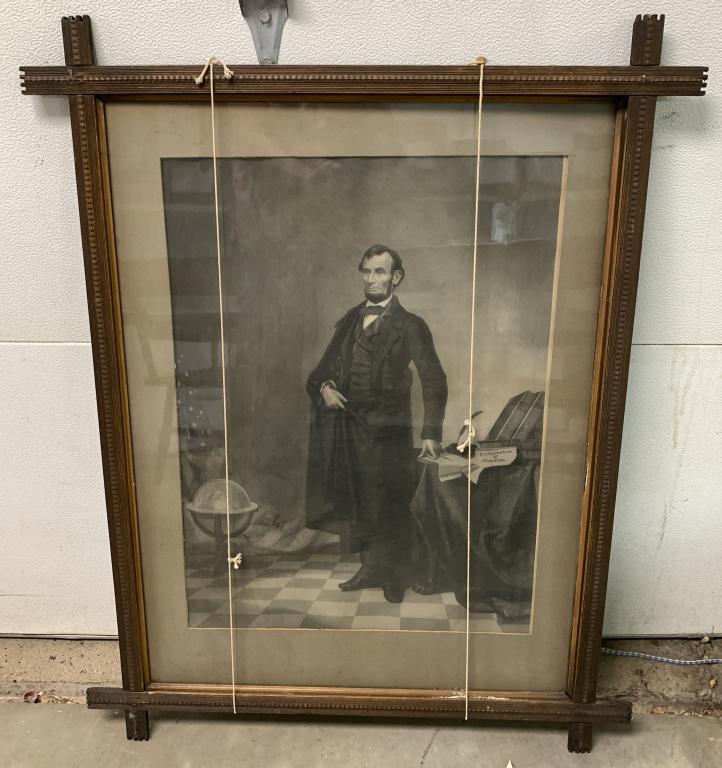 Abraham Lincoln Framed Lithograph (1 of 5)