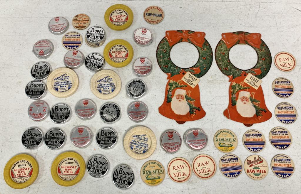 40+ Advertising Milk Caps York PA & others (1 of 5)