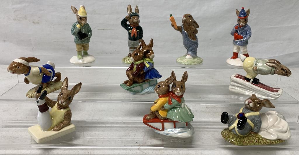 lot of 10 Royal Doulton Bunnykins (1 of 4)