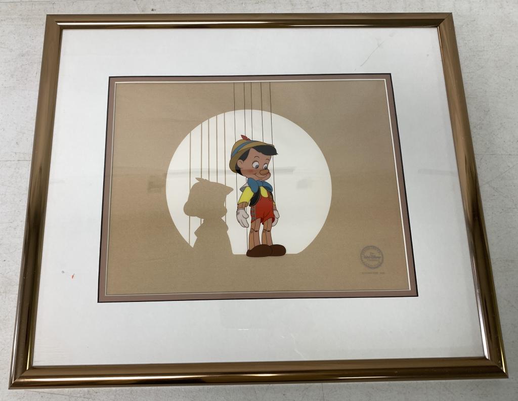 Framed Pinocchio Animation Art Cel (1 of 4)