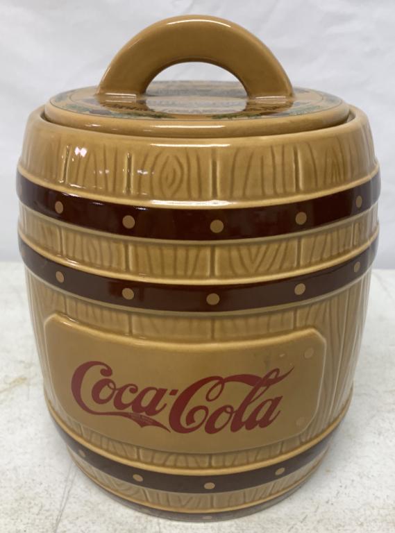 Coca Cola Contemporary Barrel Cookie Jar (1 of 5)