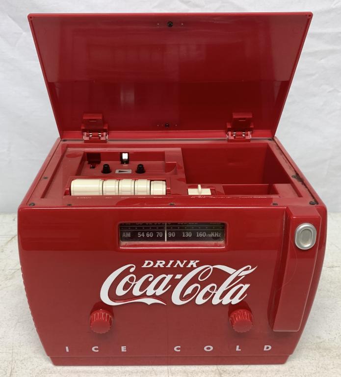 Coca Cola AM/FM Cassette Player Cooler (1 of 4)