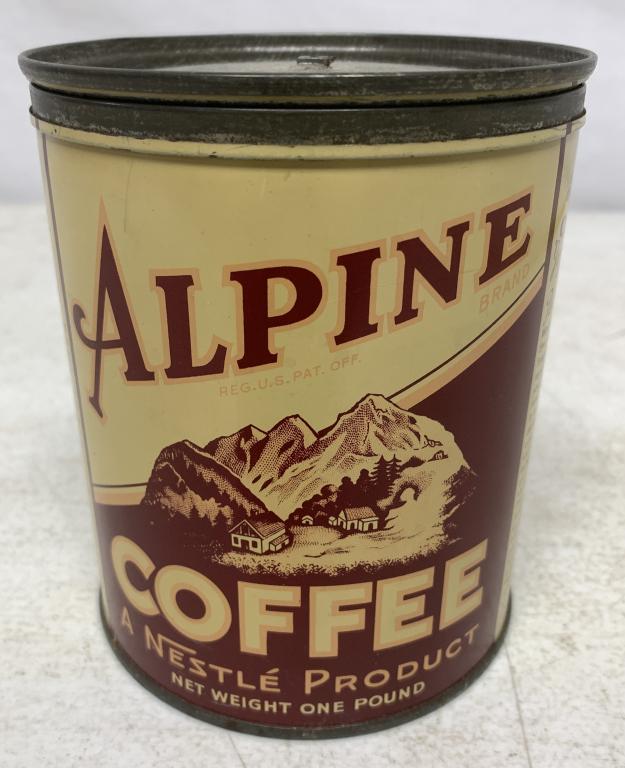 Alpine Coffee 1 Lb Coffee Tin (1 of 3)