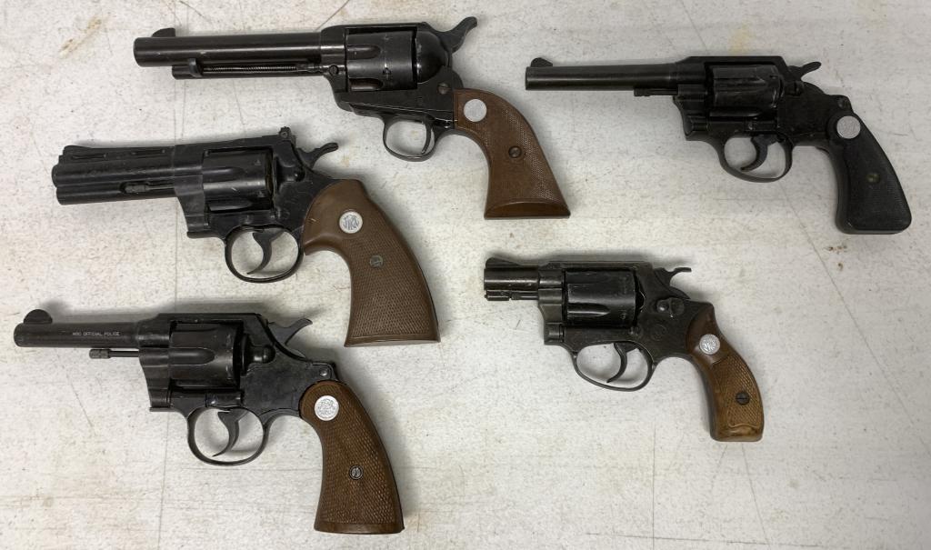 5 Non Fire-able Replica,  Guns Python 357, MGC others (1 of 7)