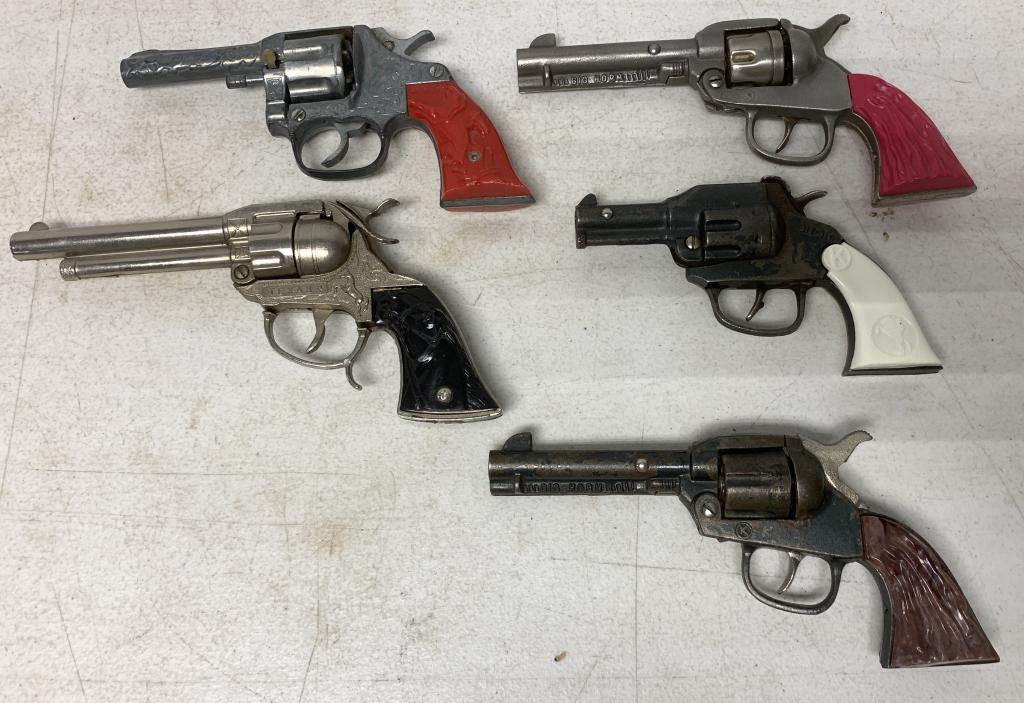 lot of 5 Hi-Ho, Texas, Bronco, Big Horn Toy Guns (1 of 8)