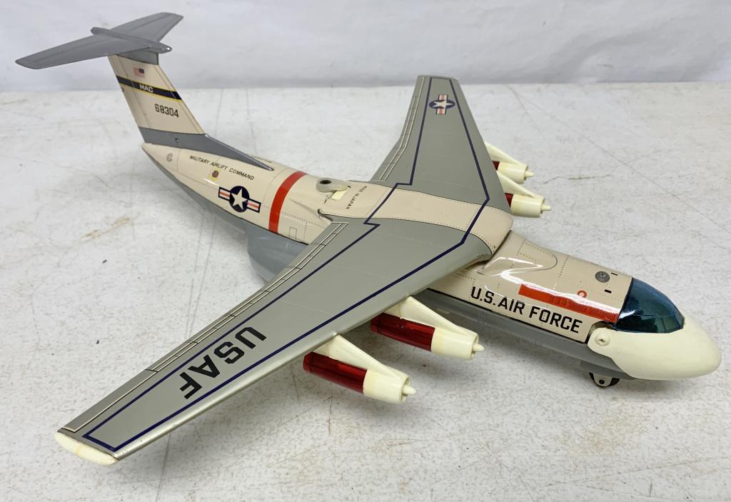 TN Nomura XX-2 Japan Tin Rocket Friction Vintage Large Space