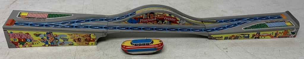 Tin Mechanical Mountain Climber Toy Japan (1 of 3)