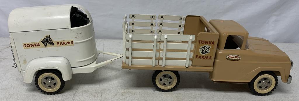 Tonka Toys Tonka Farms Horse Truck & Trailer (1 of 5)