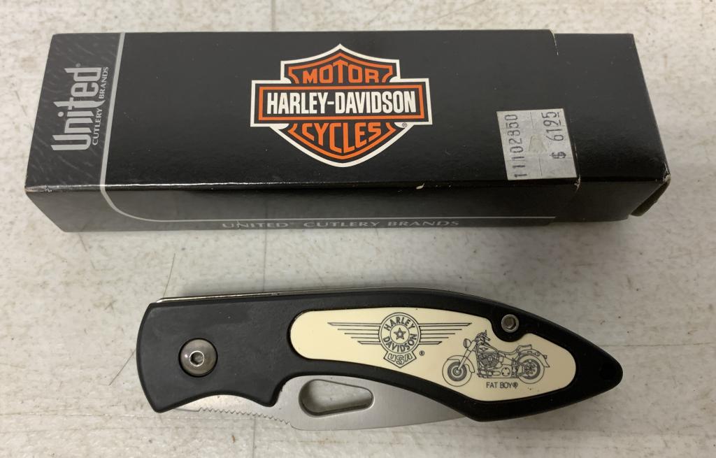 Harley Davidson Fat Boy Pocket Knife (1 of 4)