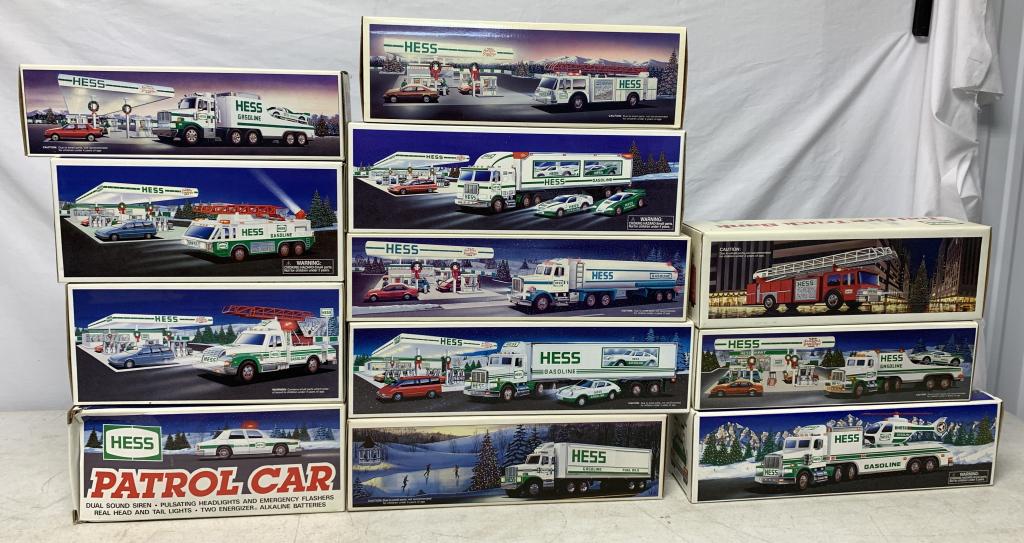 lot of 12 Hess Trucks new in boxes (1 of 4)