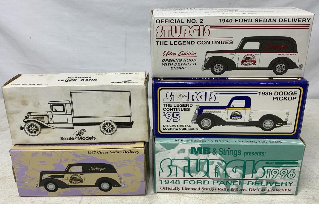 (5) Sturgis Die Cast Ertl & Spec Cast Trucks (1 of 4)