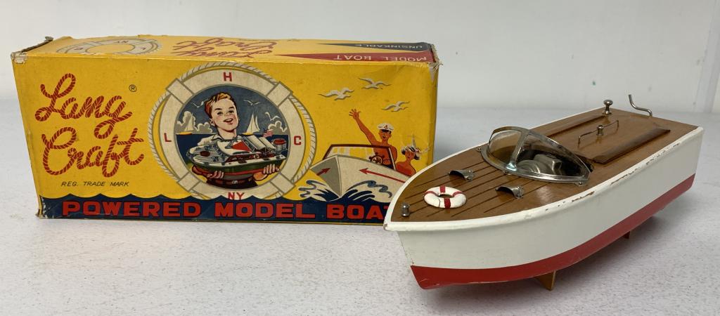 Lang Craft Powered Model Boat & Box (1 of 6)