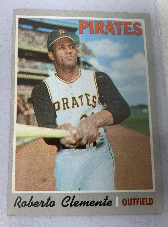 Roberto Clemente 1970 Topps Baseball Card (1 of 2)