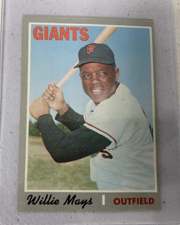 Willie Mays 1970 Topps Baseball Card (1 of 2)