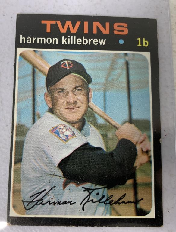 Harmon Killebrew 1971 Topps Baseball Card (1 of 2)