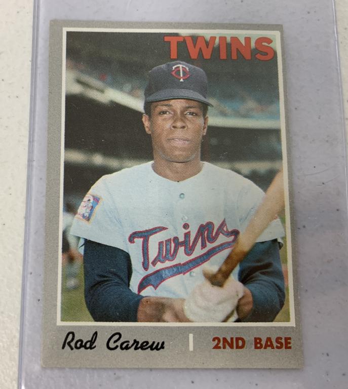 1970 Rod Carew Topps Baseball Card (1 of 2)