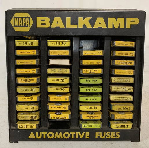 NAPA Balkamp Fuse Display w/ Fuses (0058) on Jan 14, 2023 Rentzel's