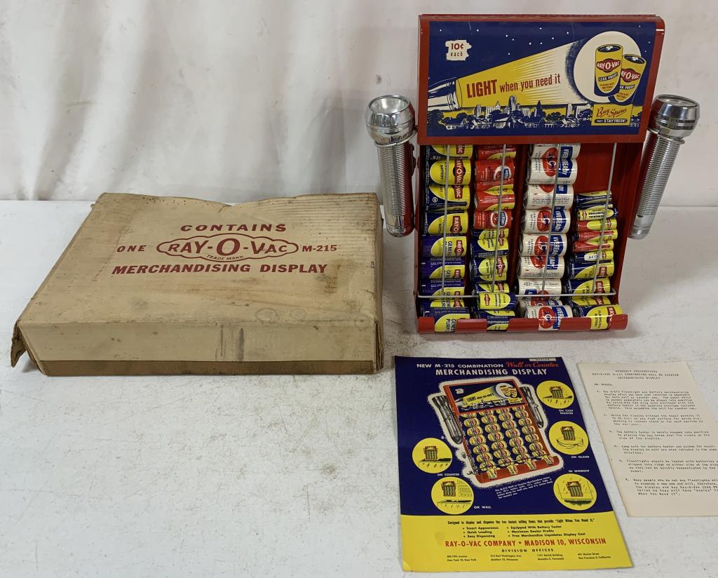 Ray-O-Vac Battery Display Rack w/ Contents (1 of 5)