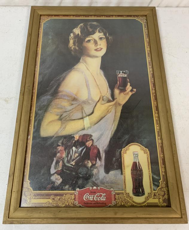 Framed Coca Cola Advertisement (1 of 4)