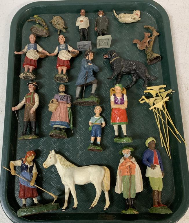 20+ Elastolin, Durso Resin Figures & others (1 of 6)