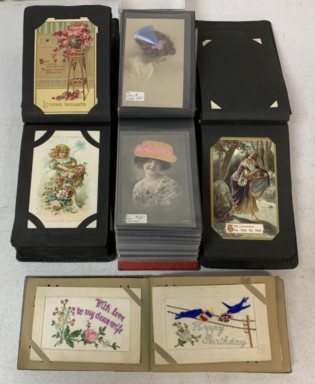 (4)Post Card Albums Holidays, ones w/ Real Hair (1 of 7)