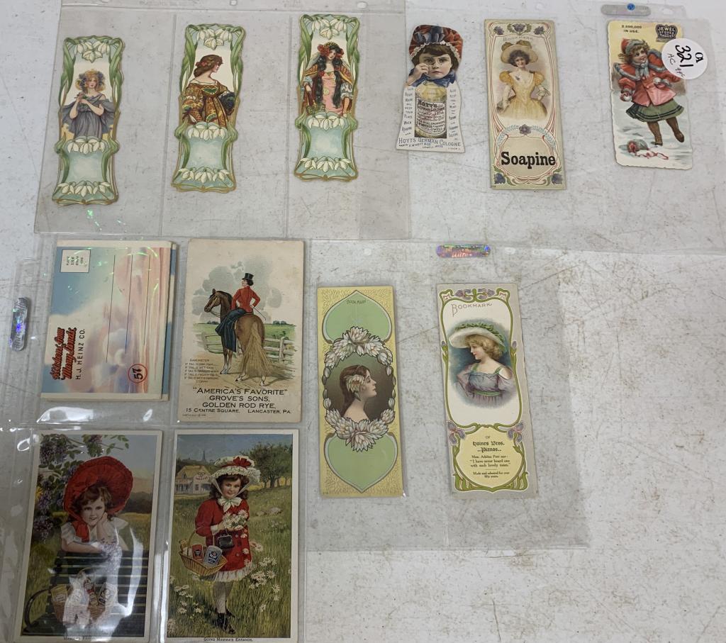 10+ Trade Cards Soapine, Hoyt's Cologne, others (1 of 5)