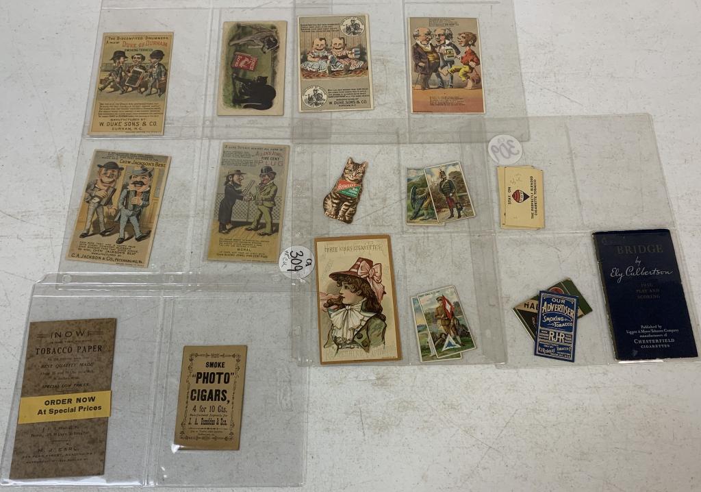 10+ Trade Cards, Tobacco Papers, others (1 of 5)