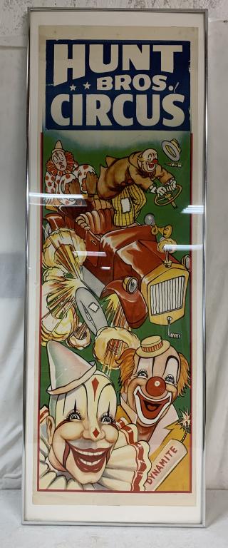 Framed Hunt Bros Circus Poster (1 of 4)