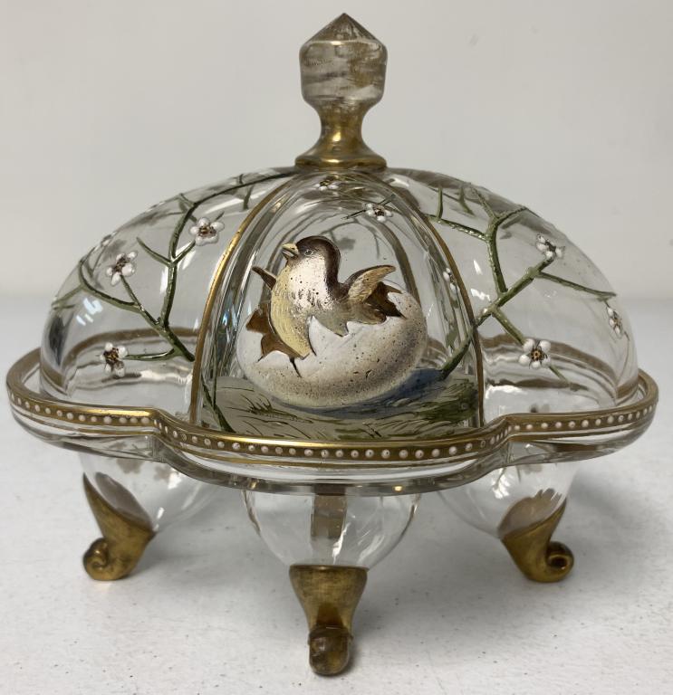 Moser Style Victorian Glass Egg Holder Jan 28, 2023 Rentzel's