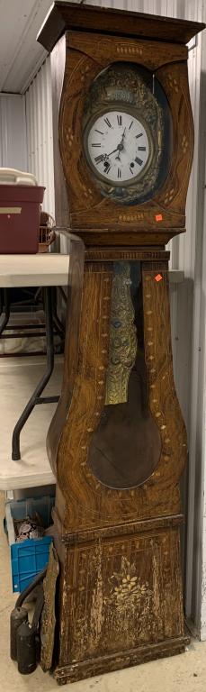 Antique Tall Case Clock, Pendulum Broke, (1 of 9)