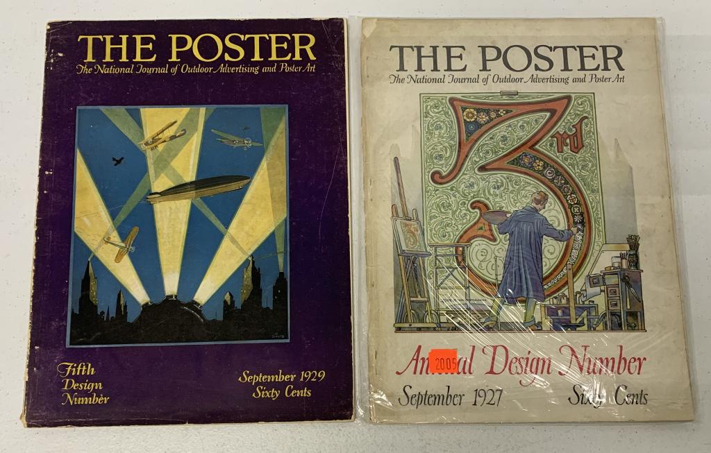 lot of 2 The Poster Design Number 1927 & 1929 (1 of 4)