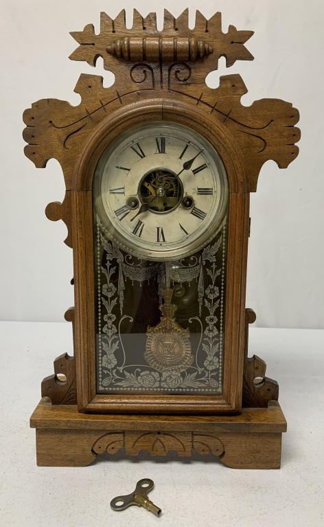 E N Welch Mantle Clock (1 of 5)