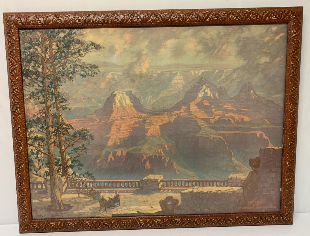 Framed Grand Canyon H Raymond Henry Print (1 of 7)